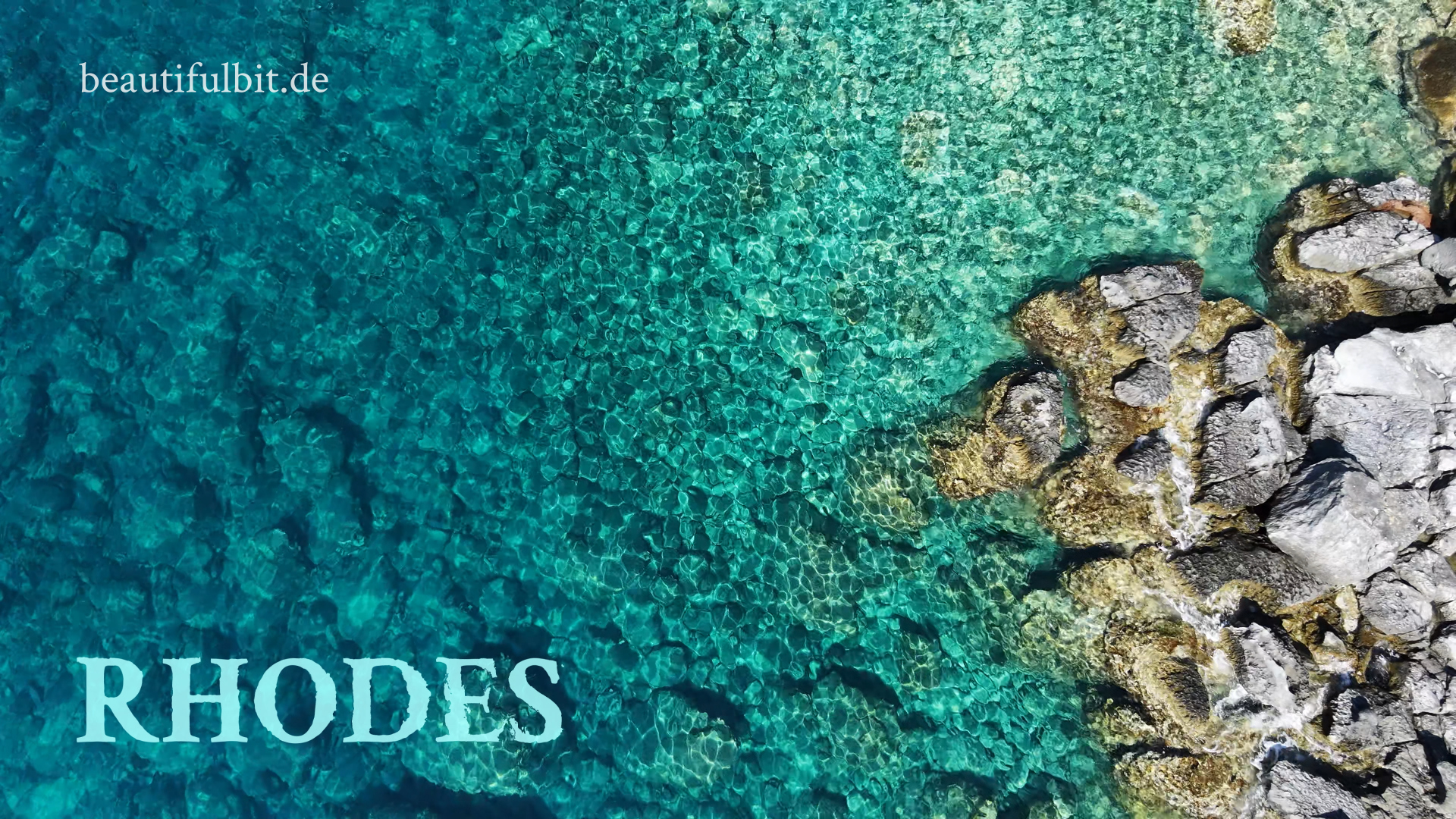 Rhodes Seaside from Above
